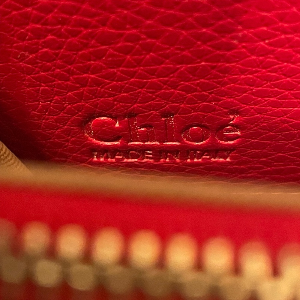 Chloé red leather Wallet with key - Picture 3 of 3